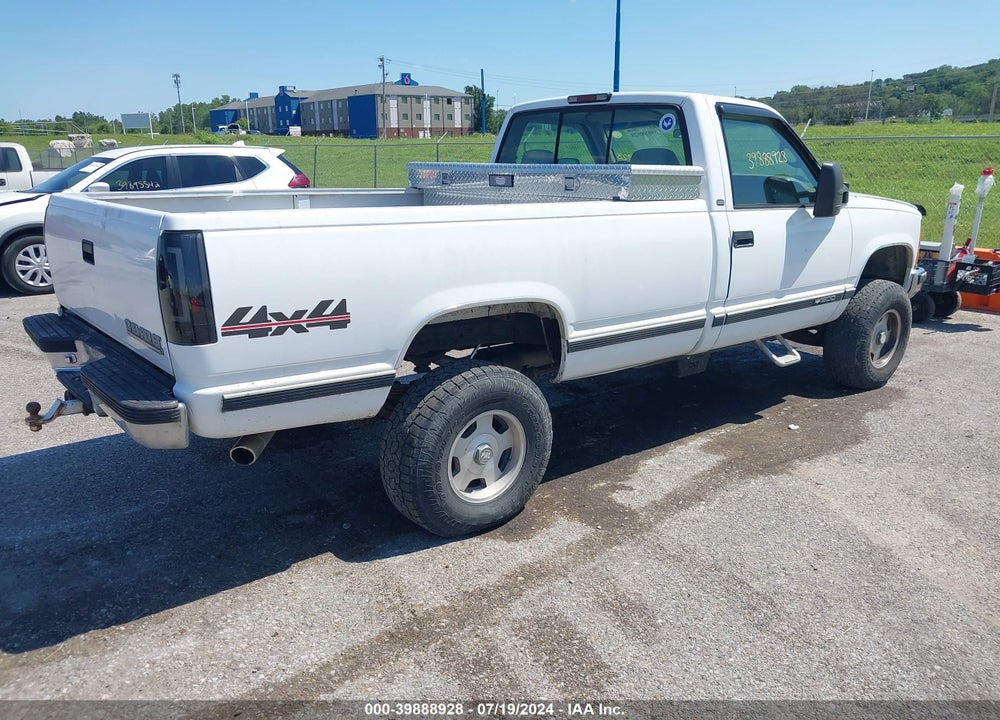 1998 CHEVROLET K1500 FLEETSIDE VIN: 1GCEK14RXWZ154329