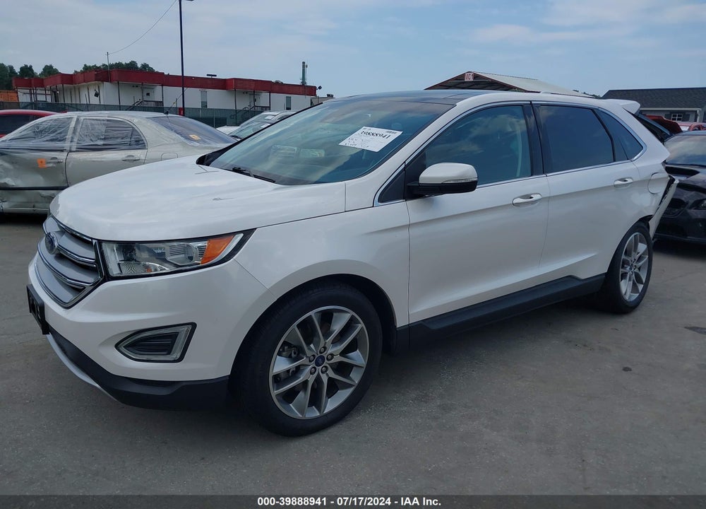 2018 FORD EDGE TITANIUM VIN: 2FMPK4K88JBC35535