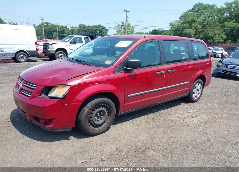 2008 DODGE GRAND CARAVAN SE VIN: 1D8HN44H38B184234