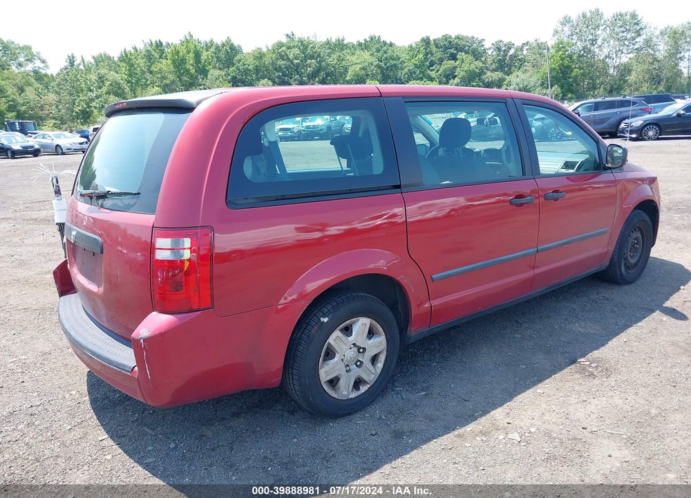 2008 DODGE GRAND CARAVAN SE VIN: 1D8HN44H38B184234