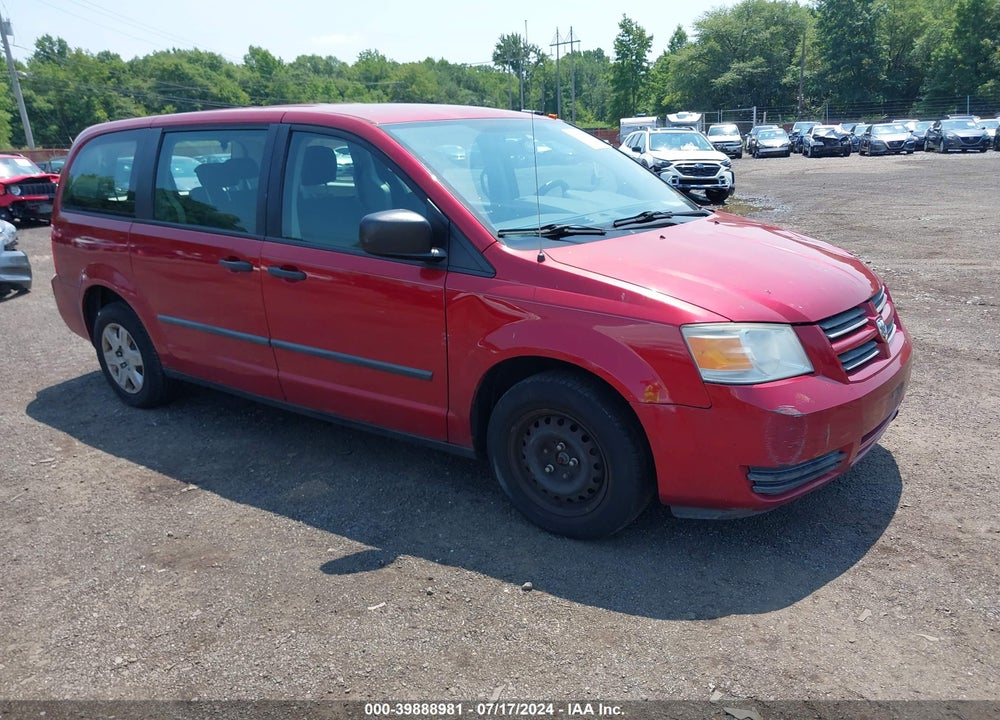 2008 DODGE GRAND CARAVAN SE VIN: 1D8HN44H38B184234