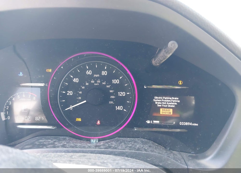 2022 HONDA HR-V 2WD EX VIN: 3CZRU5H52NM742066