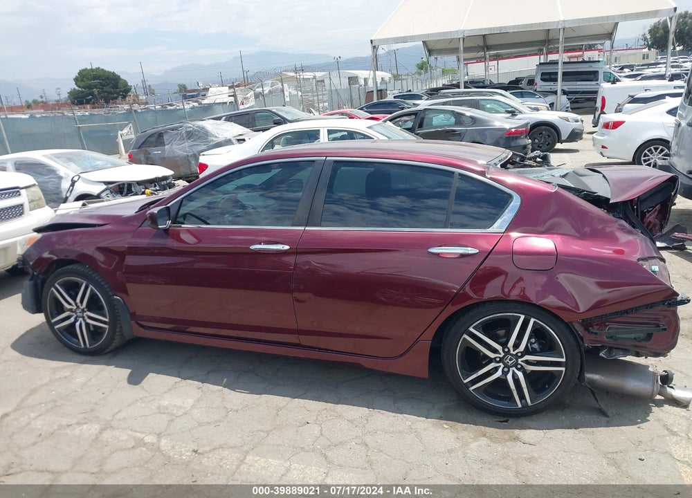 2016 HONDA ACCORD SPORT VIN: 1HGCR2F57GA215916