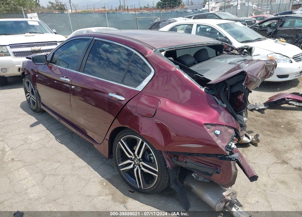 2016 HONDA ACCORD SPORT VIN: 1HGCR2F57GA215916