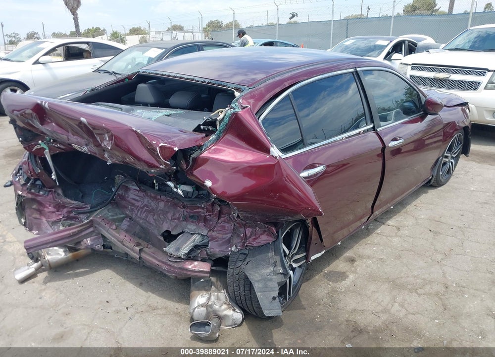2016 HONDA ACCORD SPORT VIN: 1HGCR2F57GA215916