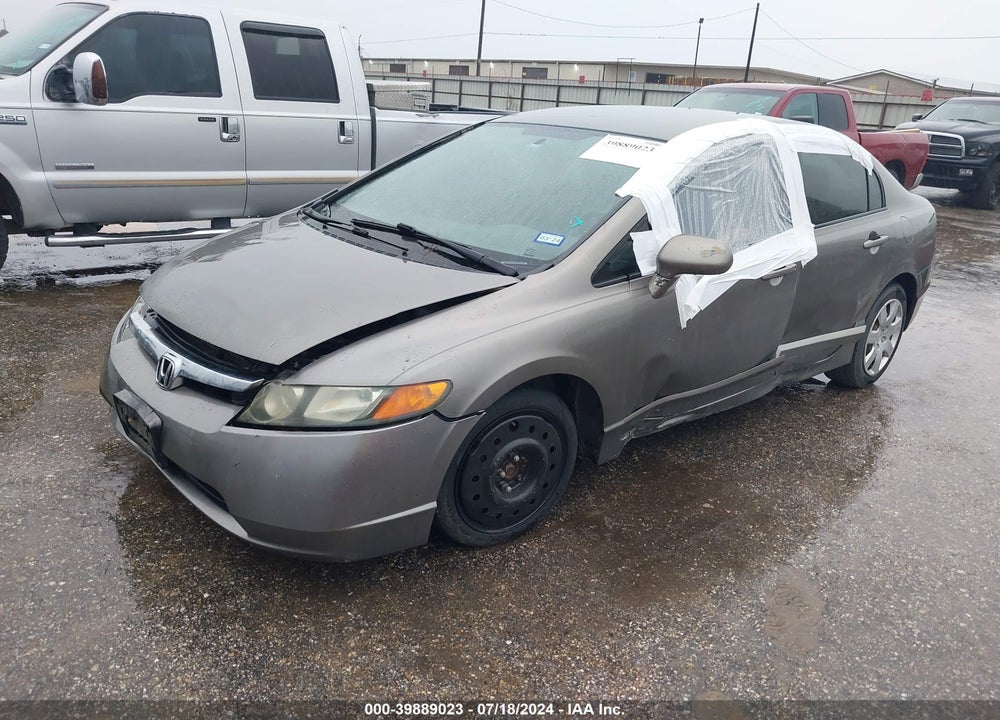 2008 HONDA CIVIC LX VIN: 1HGFA16598L040962