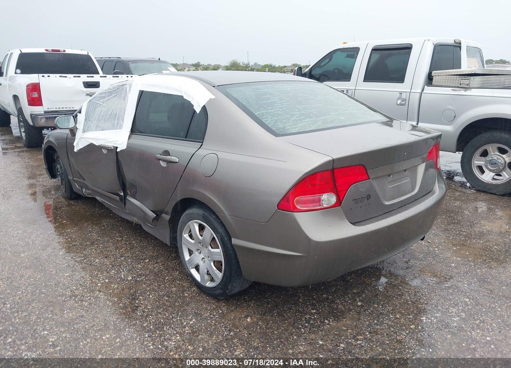 2008 HONDA CIVIC LX VIN: 1HGFA16598L040962