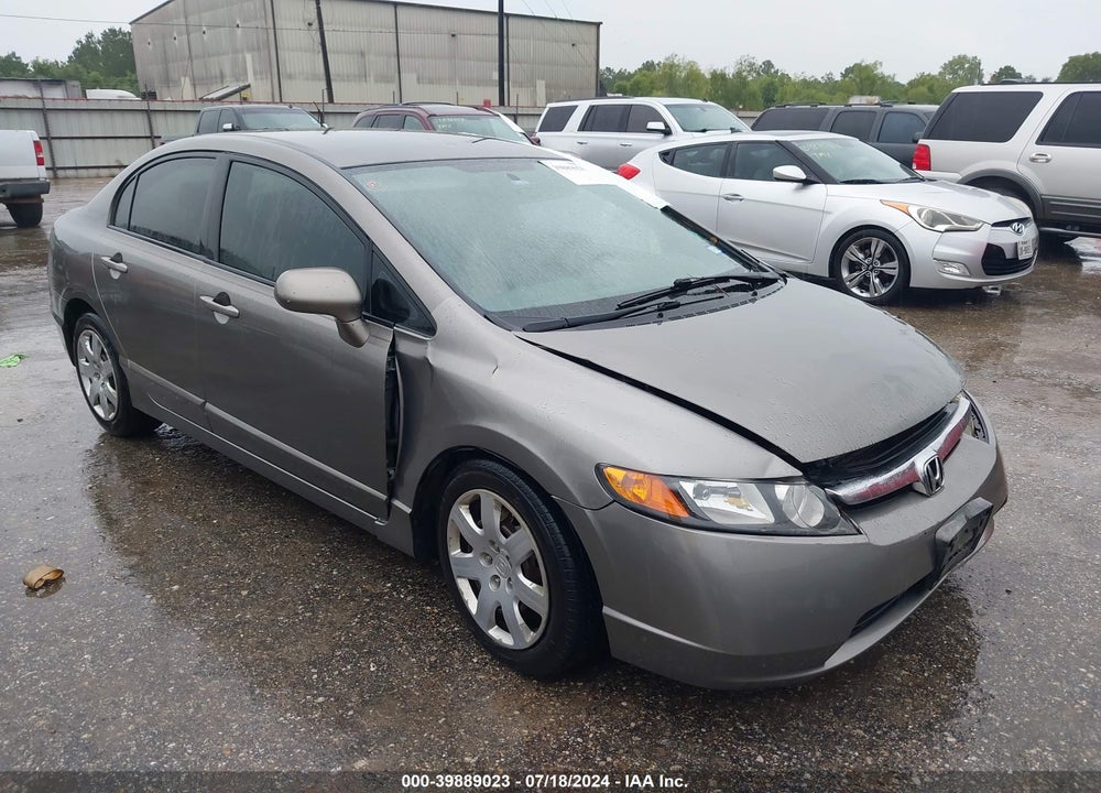2008 HONDA CIVIC LX VIN: 1HGFA16598L040962