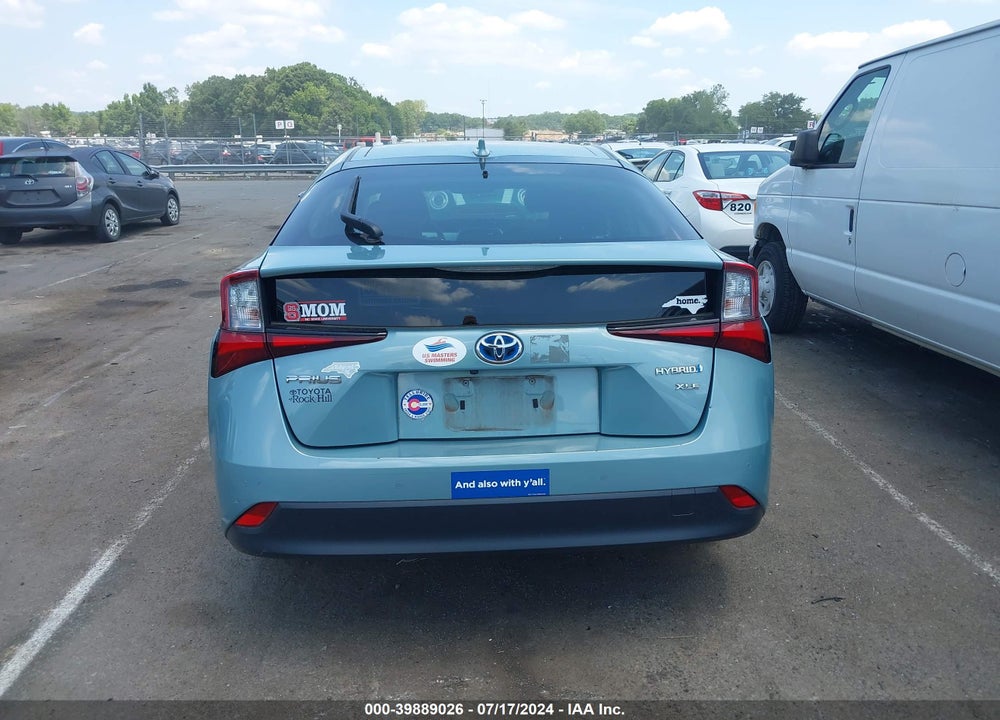 2019 TOYOTA PRIUS XLE VIN: JTDKARFU0K3073357