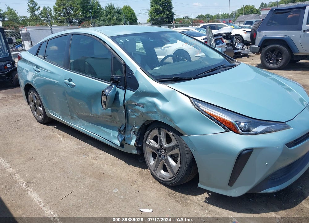 2019 TOYOTA PRIUS XLE VIN: JTDKARFU0K3073357