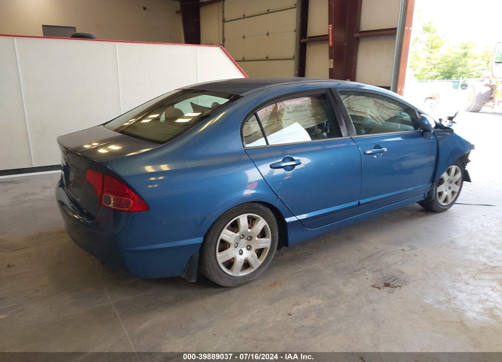 2008 HONDA CIVIC LX VIN: 1HGFA16558L017761