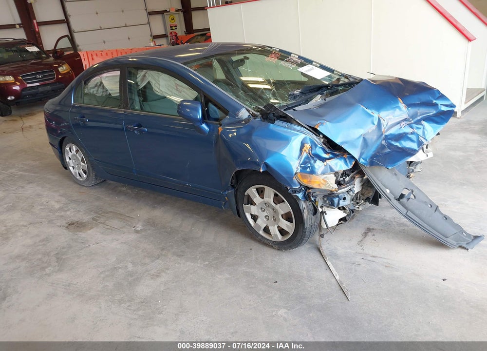 2008 HONDA CIVIC LX VIN: 1HGFA16558L017761