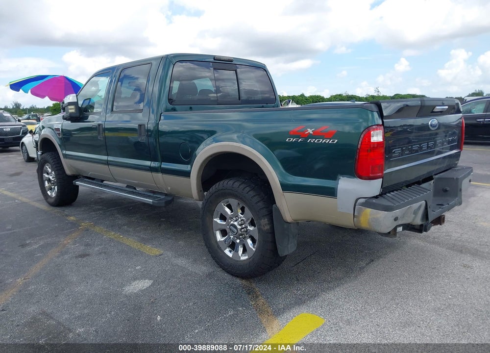 2008 FORD F-250 FX4/HARLEY-DAVIDSON/KING RANCH/LARIAT/XL/XLT VIN: 1FTSW21R18ED24492