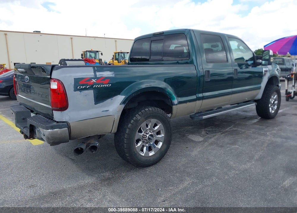 2008 FORD F-250 FX4/HARLEY-DAVIDSON/KING RANCH/LARIAT/XL/XLT VIN: 1FTSW21R18ED24492