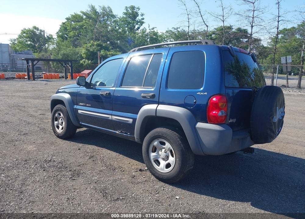 2002 JEEP LIBERTY SPORT VIN: 1J4GL48K62W276535