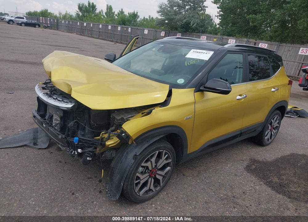 2022 KIA SELTOS SX TURBO VIN: KNDETCA25N7299773