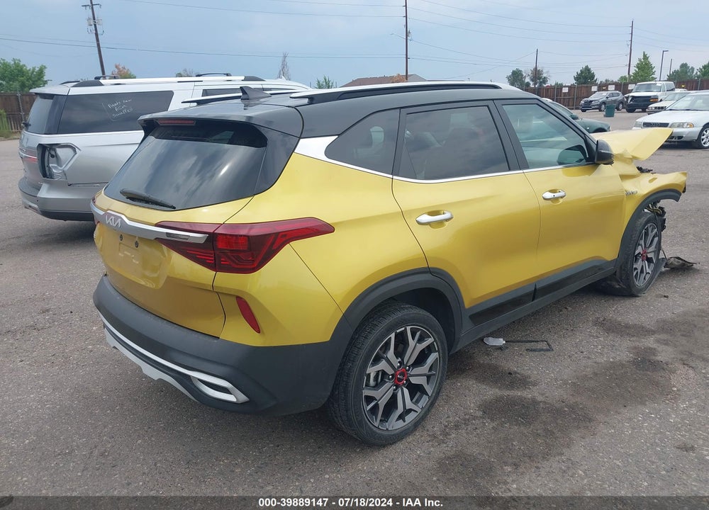 2022 KIA SELTOS SX TURBO VIN: KNDETCA25N7299773