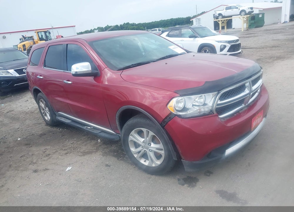 2013 DODGE DURANGO SXT VIN: 1C4RDHAG8DC687500