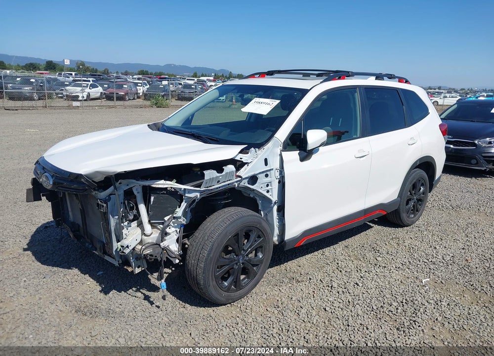 2022 SUBARU FORESTER SPORT VIN: JF2SKAGC1NH514989