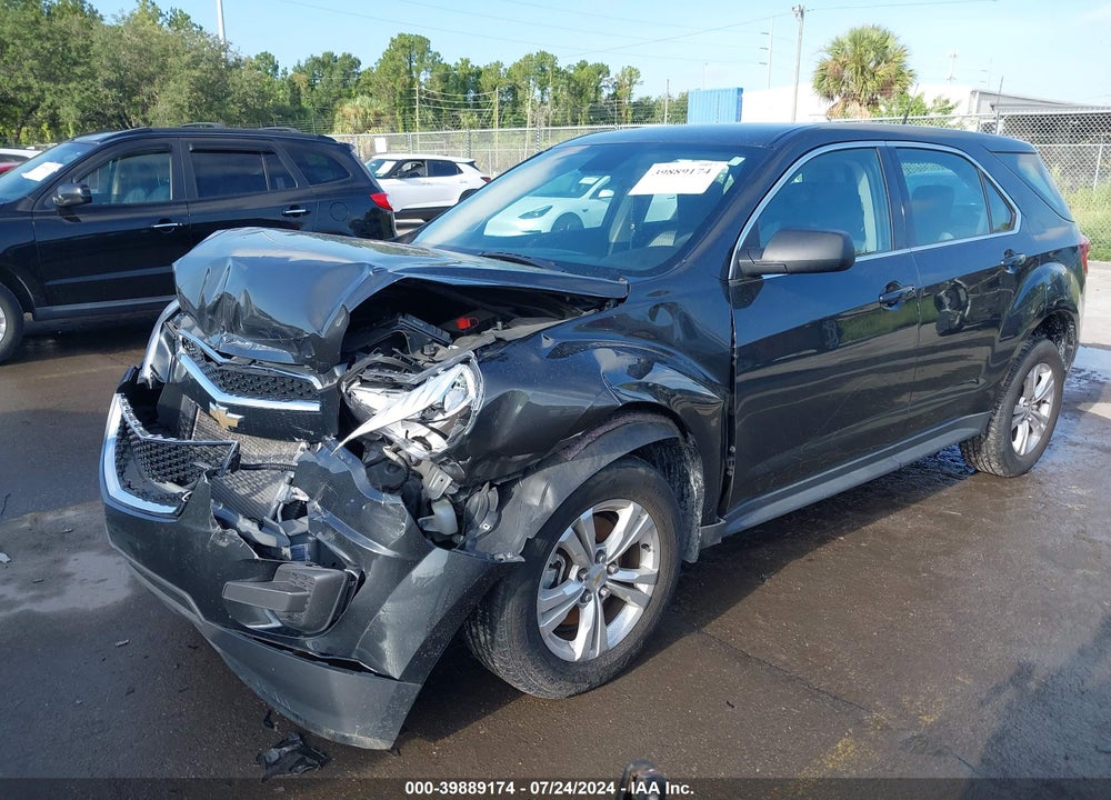 2012 CHEVROLET EQUINOX LS VIN: 2GNALBEK3C1239334