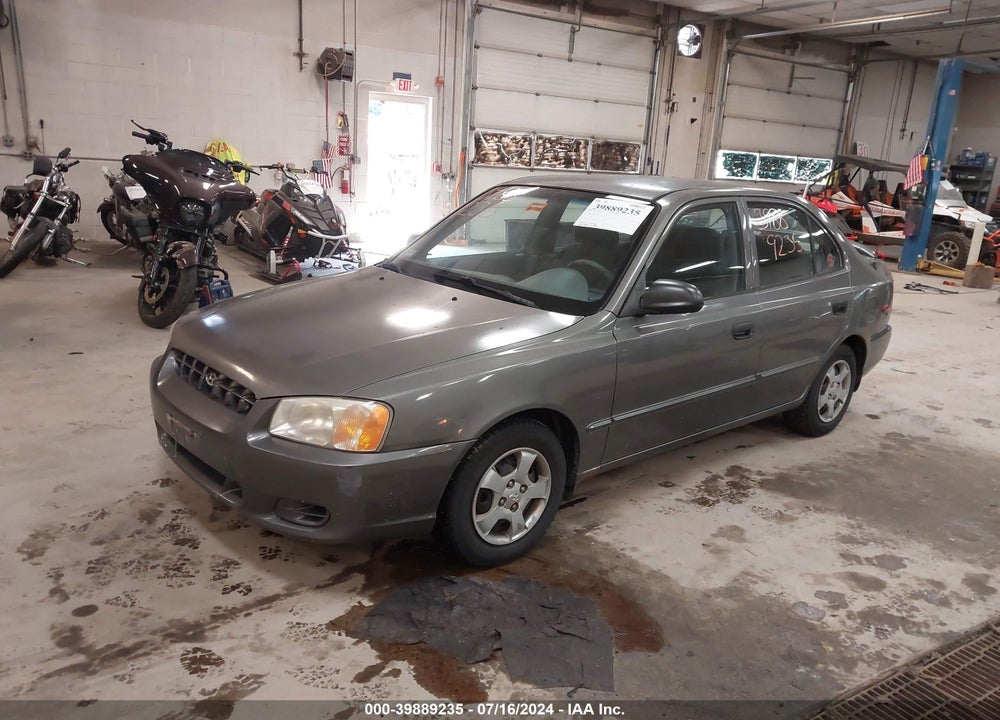 2001 HYUNDAI ACCENT GL VIN: KMHCG45C71U219398