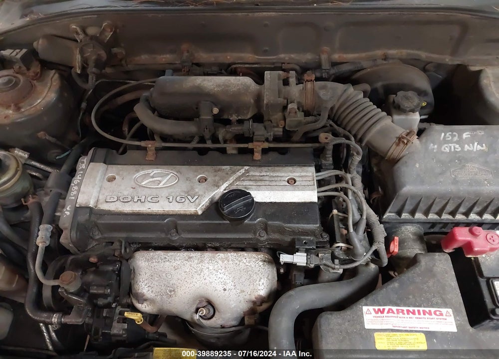 2001 HYUNDAI ACCENT GL VIN: KMHCG45C71U219398