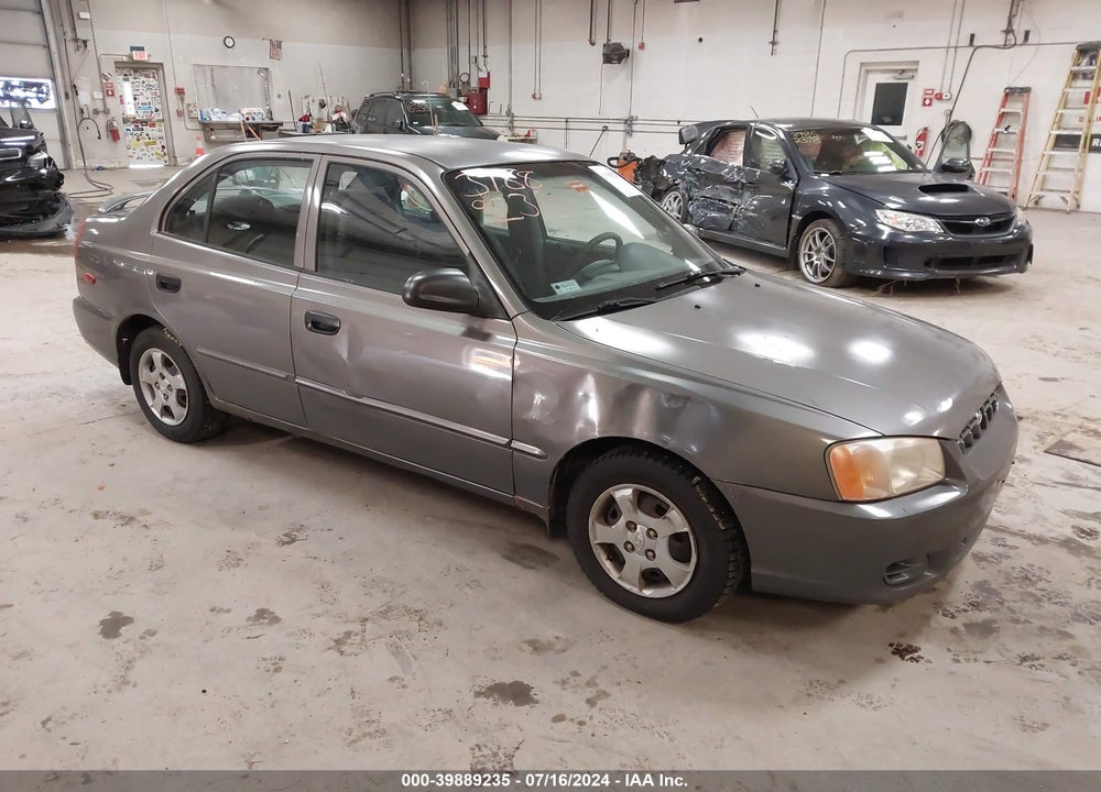 2001 HYUNDAI ACCENT GL VIN: KMHCG45C71U219398