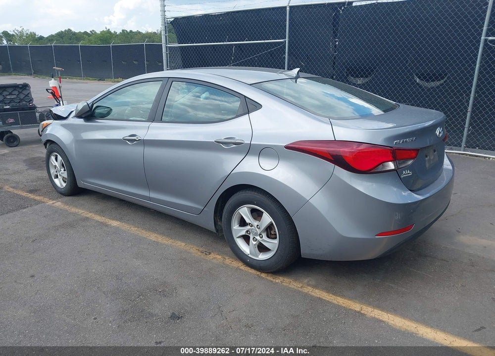 2015 HYUNDAI ELANTRA SE VIN: 5NPDH4AE1FH634425