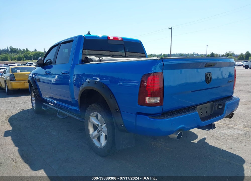 2018 RAM 1500 SPORT 4X4 5'7 BOX VIN: 1C6RR7MT2JS217315