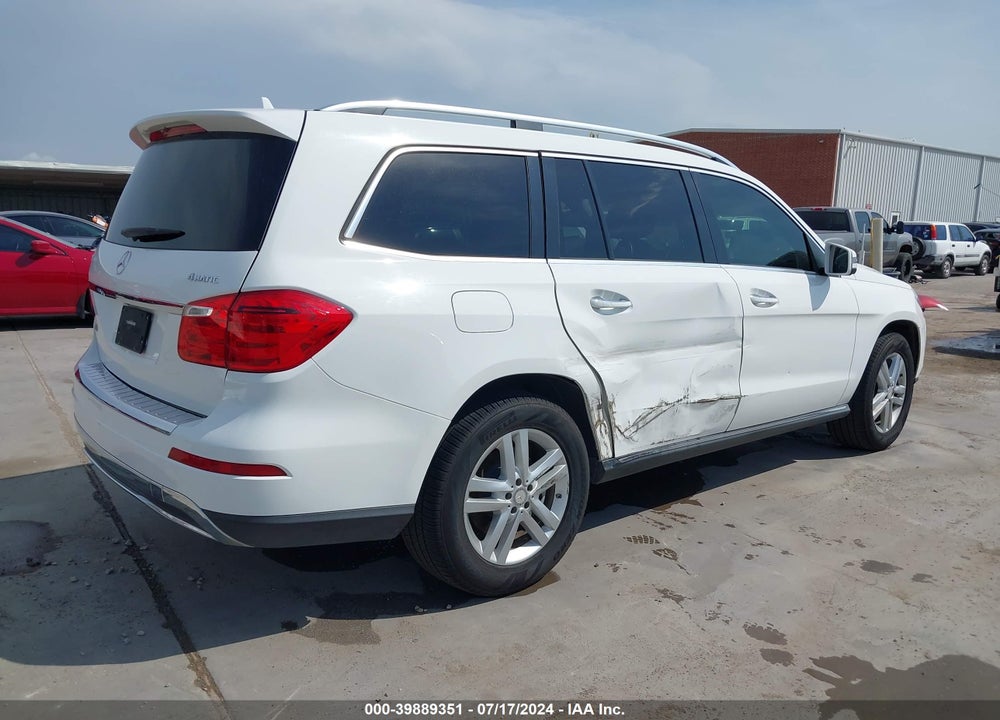 2016 MERCEDES-BENZ GL 450 4MATIC VIN: 4JGDF6EE9GA651151