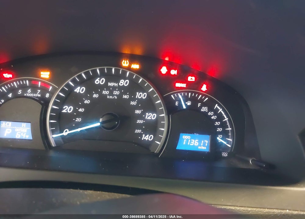 2014 TOYOTA CAMRY VIN: 4T1BF1FK2EU764742