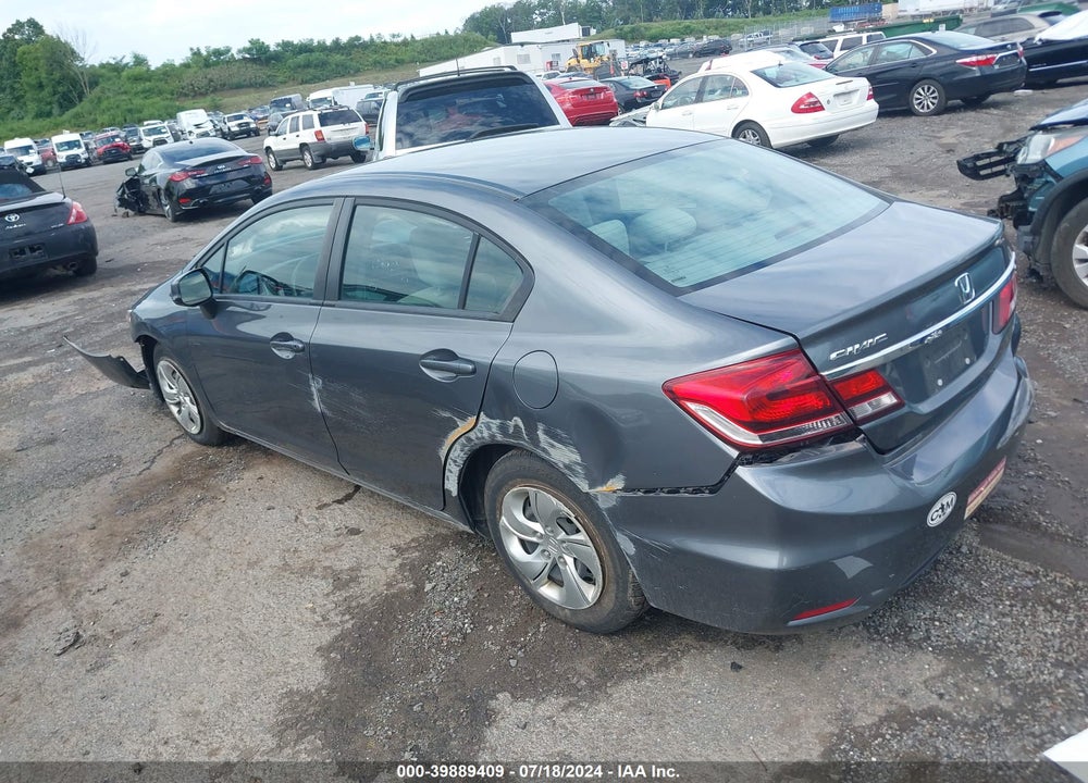 2013 HONDA CIVIC LX VIN: 19XFB2F50DE289218