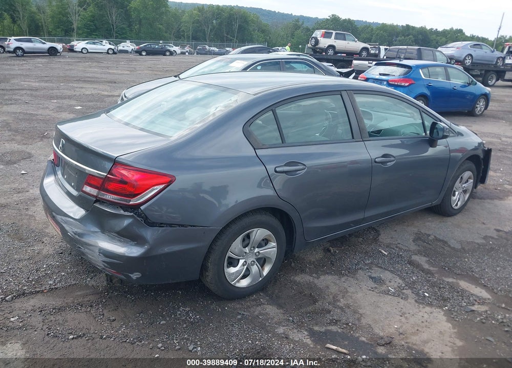 2013 HONDA CIVIC LX VIN: 19XFB2F50DE289218