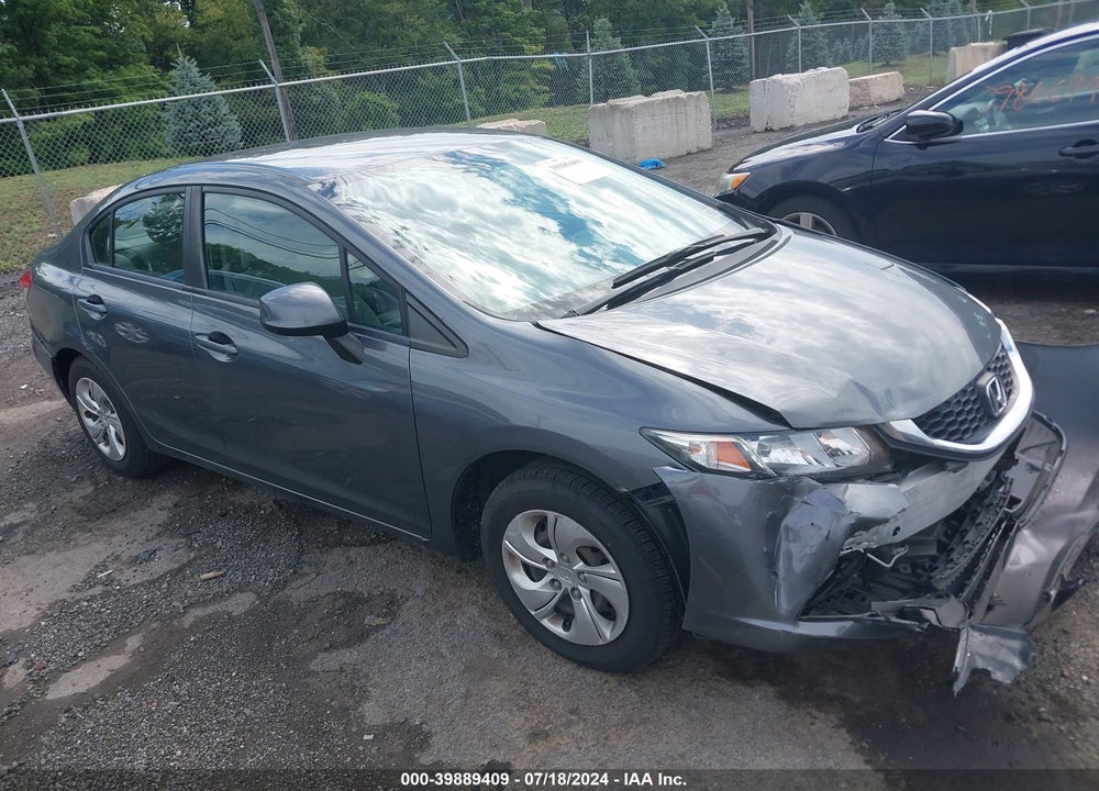 2013 HONDA CIVIC LX VIN: 19XFB2F50DE289218