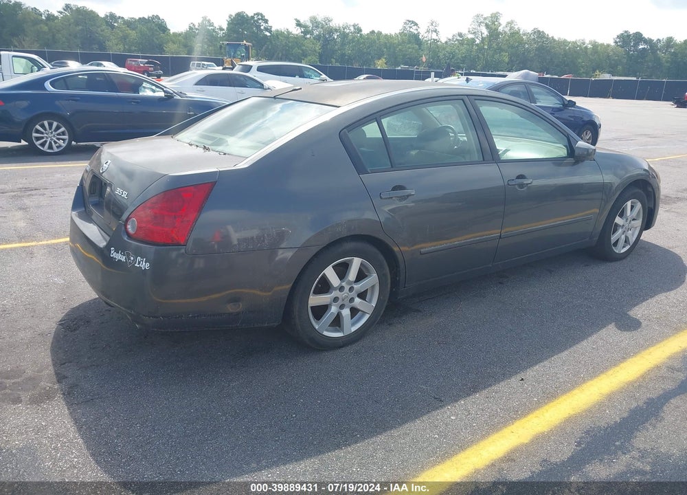 2004 NISSAN MAXIMA 3.5 SL VIN: 1N4BA41E94C925720