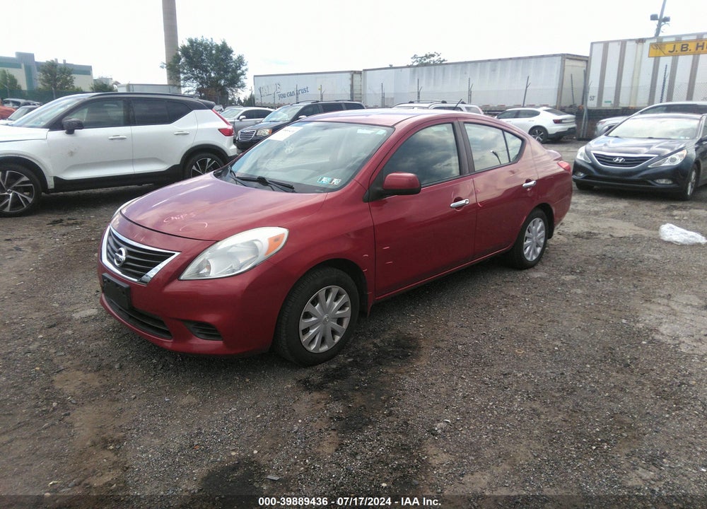 2012 NISSAN VERSA 1.6 SV VIN: 3N1CN7APXCL900921