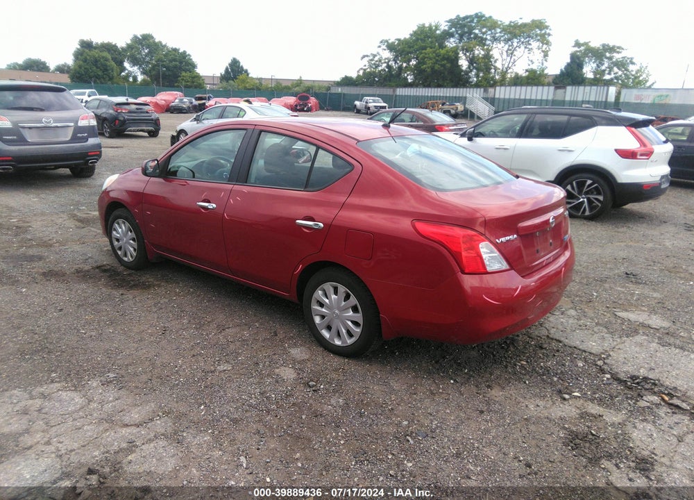 2012 NISSAN VERSA 1.6 SV VIN: 3N1CN7APXCL900921