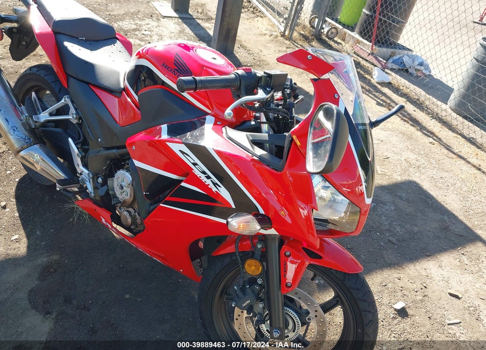 2017 HONDA CBR300 RA VIN: MLHNC5151H5300324