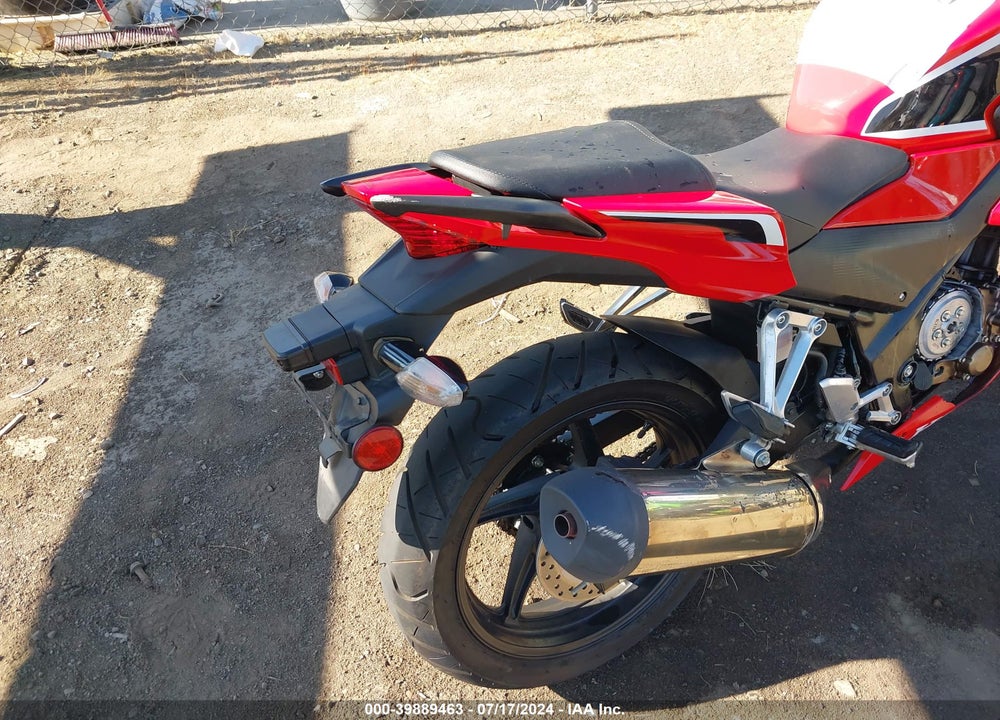 2017 HONDA CBR300 RA VIN: MLHNC5151H5300324