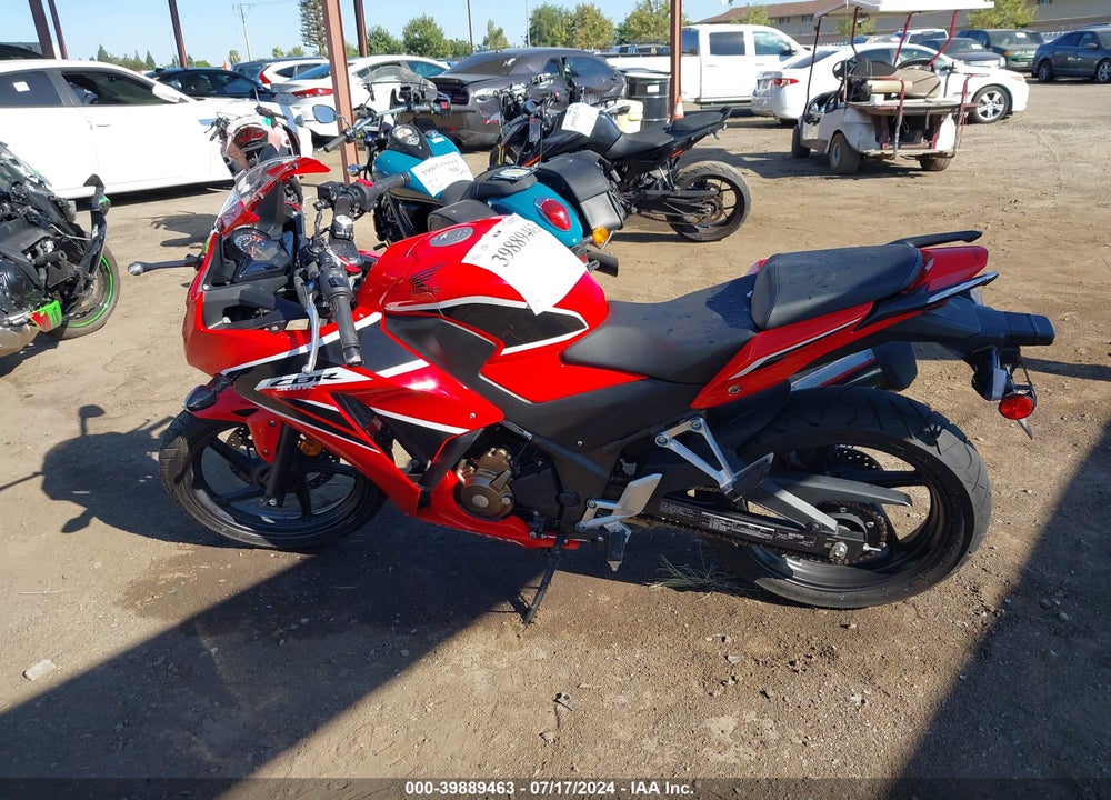 2017 HONDA CBR300 RA VIN: MLHNC5151H5300324