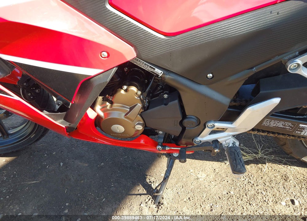 2017 HONDA CBR300 RA VIN: MLHNC5151H5300324