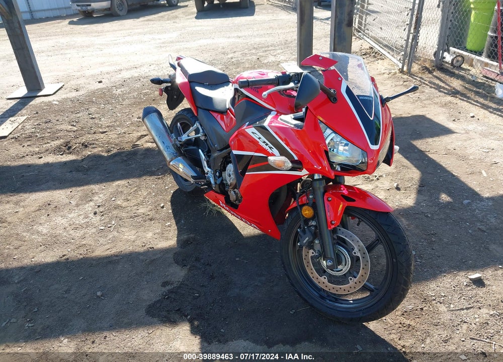 2017 HONDA CBR300 RA VIN: MLHNC5151H5300324