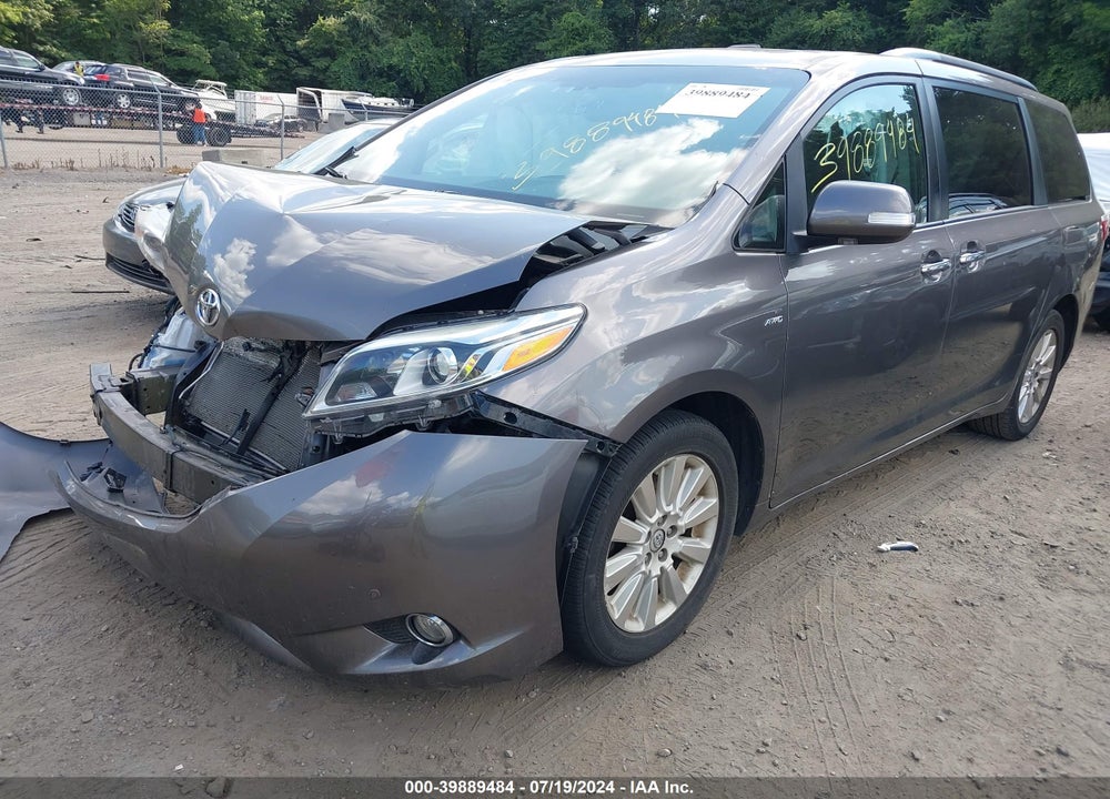 2016 TOYOTA SIENNA LIMITED PREMIUM 7 PASSENGER VIN: 5TDDK3DC9GS135356