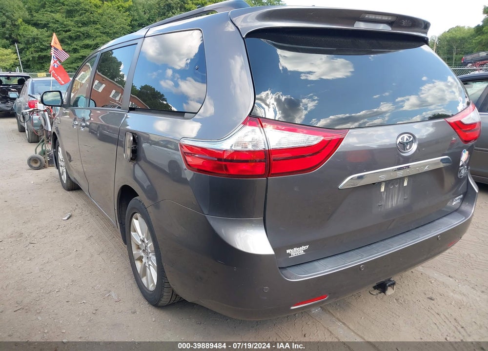 2016 TOYOTA SIENNA LIMITED PREMIUM 7 PASSENGER VIN: 5TDDK3DC9GS135356