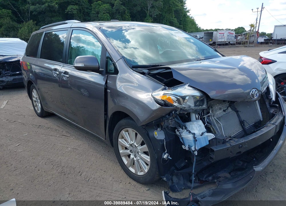 2016 TOYOTA SIENNA LIMITED PREMIUM 7 PASSENGER VIN: 5TDDK3DC9GS135356