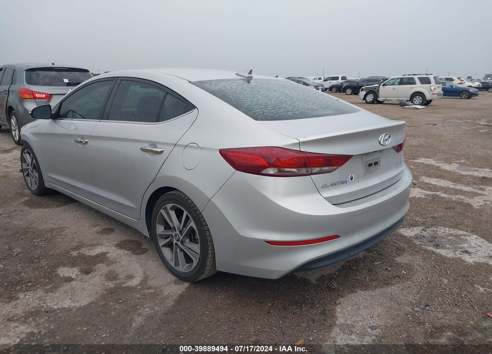 2017 HYUNDAI ELANTRA LIMITED VIN: 5NPD84LF8HH048667
