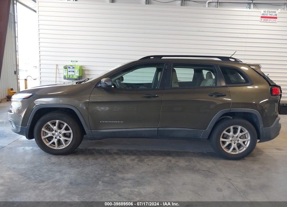2015 JEEP CHEROKEE SPORT VIN: 1C4PJMAB5FW583349