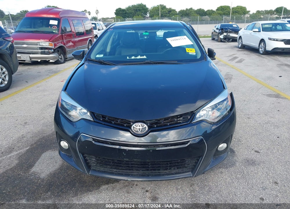 2015 TOYOTA COROLLA S PLUS VIN: 2T1BURHE9FC449502