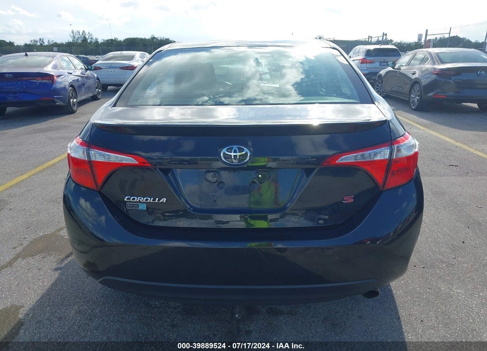 2015 TOYOTA COROLLA S PLUS VIN: 2T1BURHE9FC449502