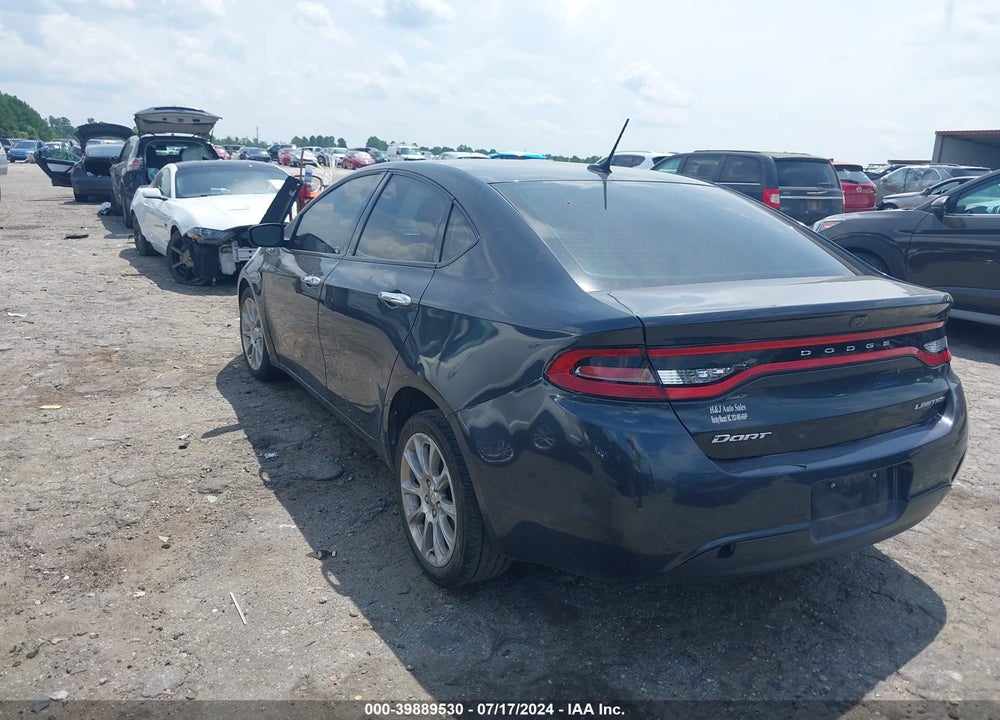 2013 DODGE DART LIMITED VIN: 1C3CDFCA1DD311626